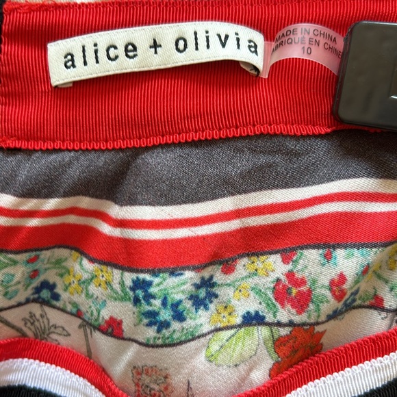 Alice + Olivia Multicolor Asymmetrical Skirt - Picture 9 of 12